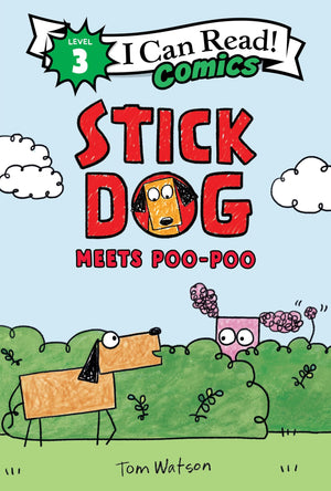 Stick Dog Meets PooPoo (I Can Read Comics Level 3)