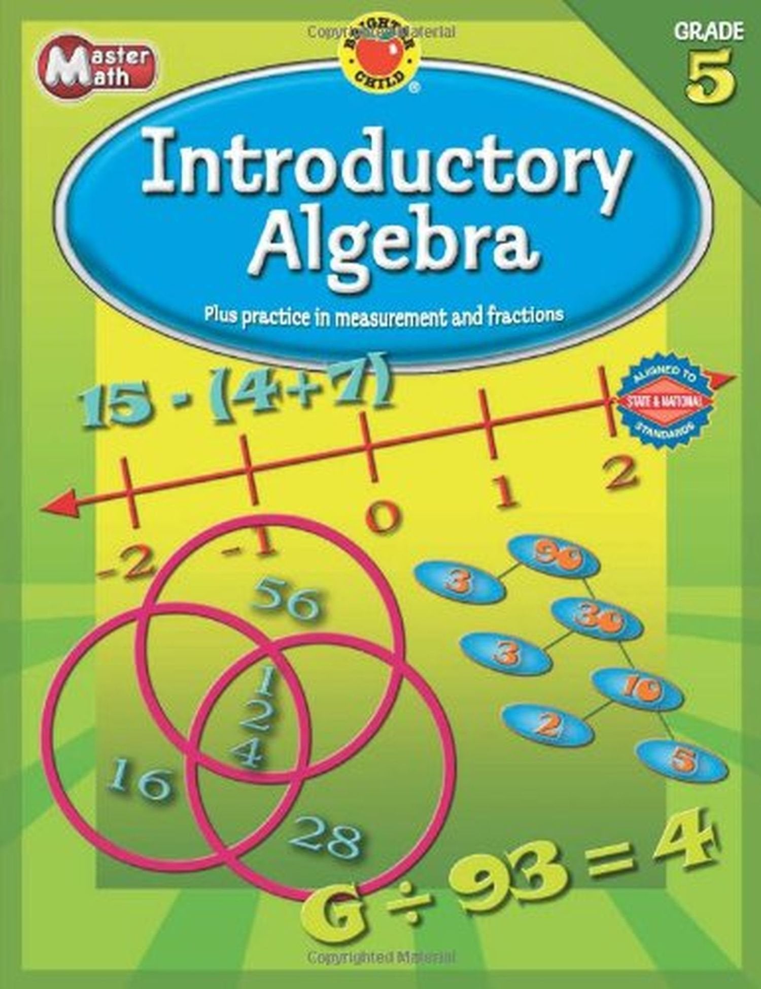 Master Math, Grade 5 (Brighter Child Workbooks),New