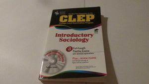 CLEP Introductory Sociology w/CD (REA)  The Best Test Prep for the CLEP Exam (Test Preps),Used