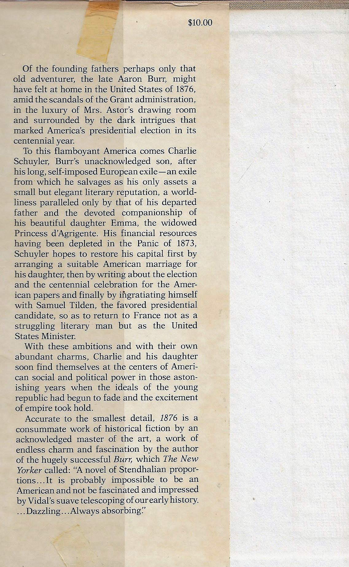1876, A Novel