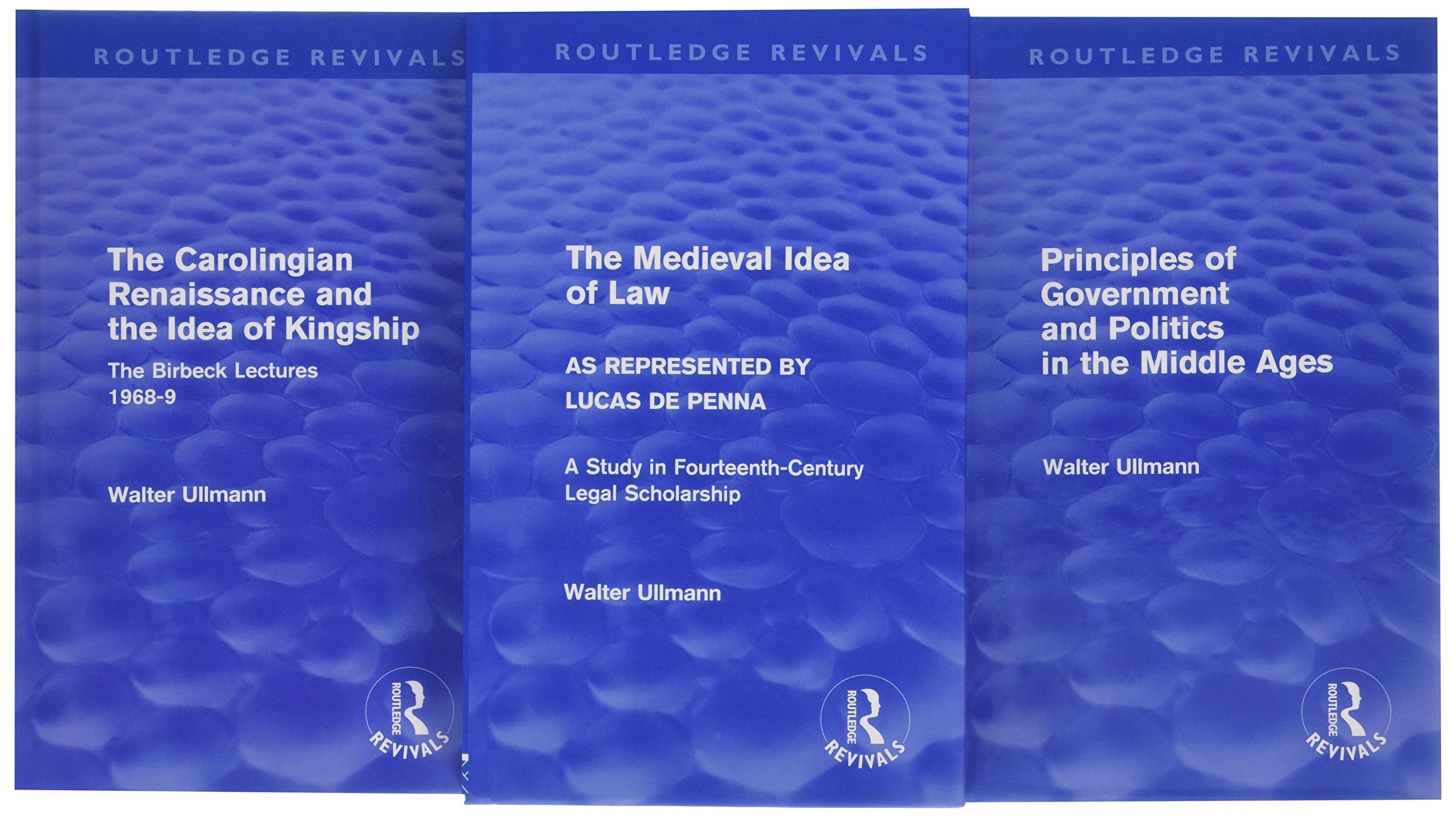 Walter Ullmann on Medieval Political Theory  3 Volumes (Routledge Revivals) (Routledge Revivals: Walter Ullmann on Medieval Pol,New