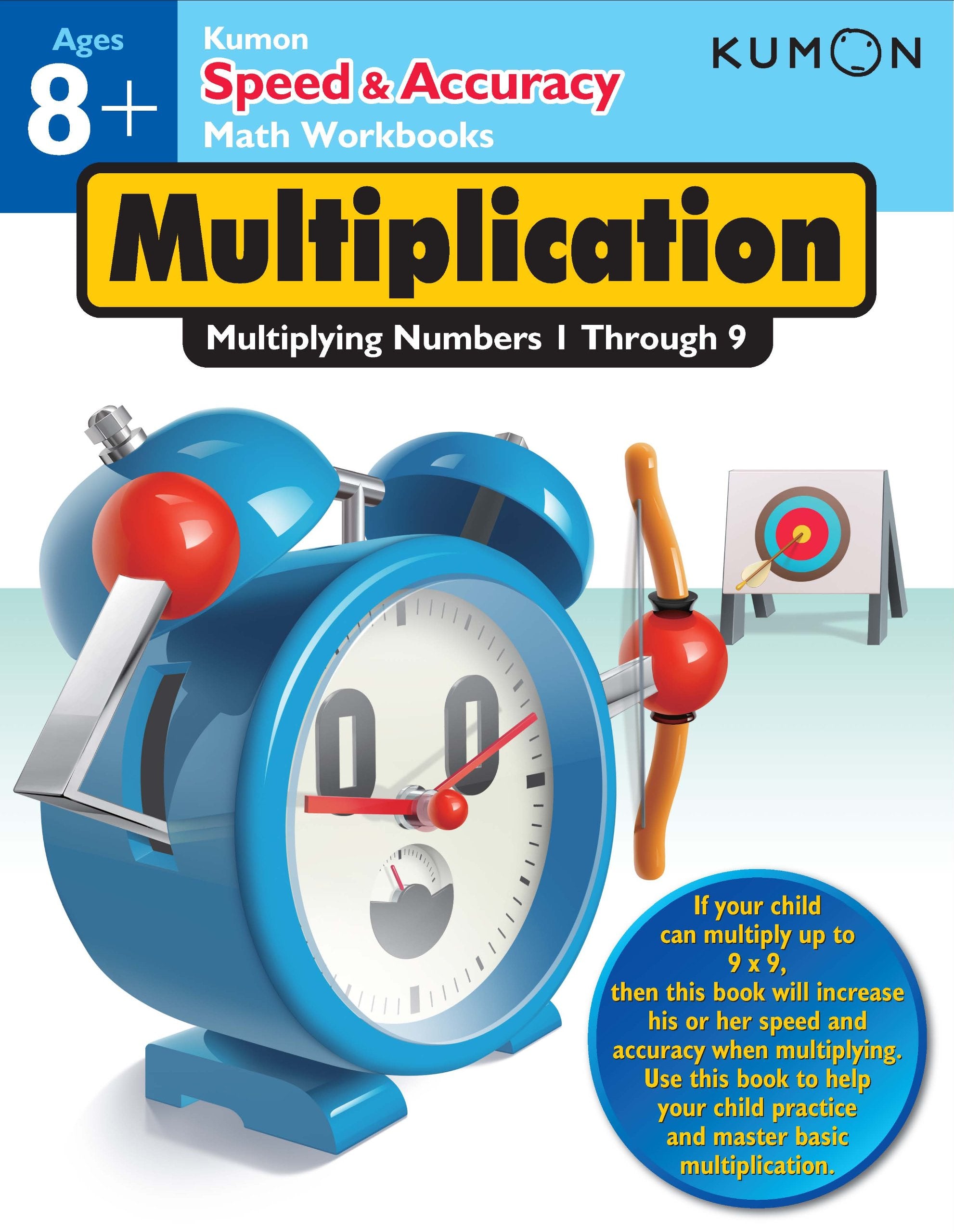 Kumon Speed & Accuracy Math Workbooks: MultiplicationMultiplying Numbers 1 Through 9 (Kumon Speed & Accuracy Workbooks),Used