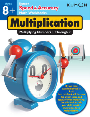 Kumon Speed & Accuracy Math Workbooks: MultiplicationMultiplying Numbers 1 Through 9 (Kumon Speed & Accuracy Workbooks),Used