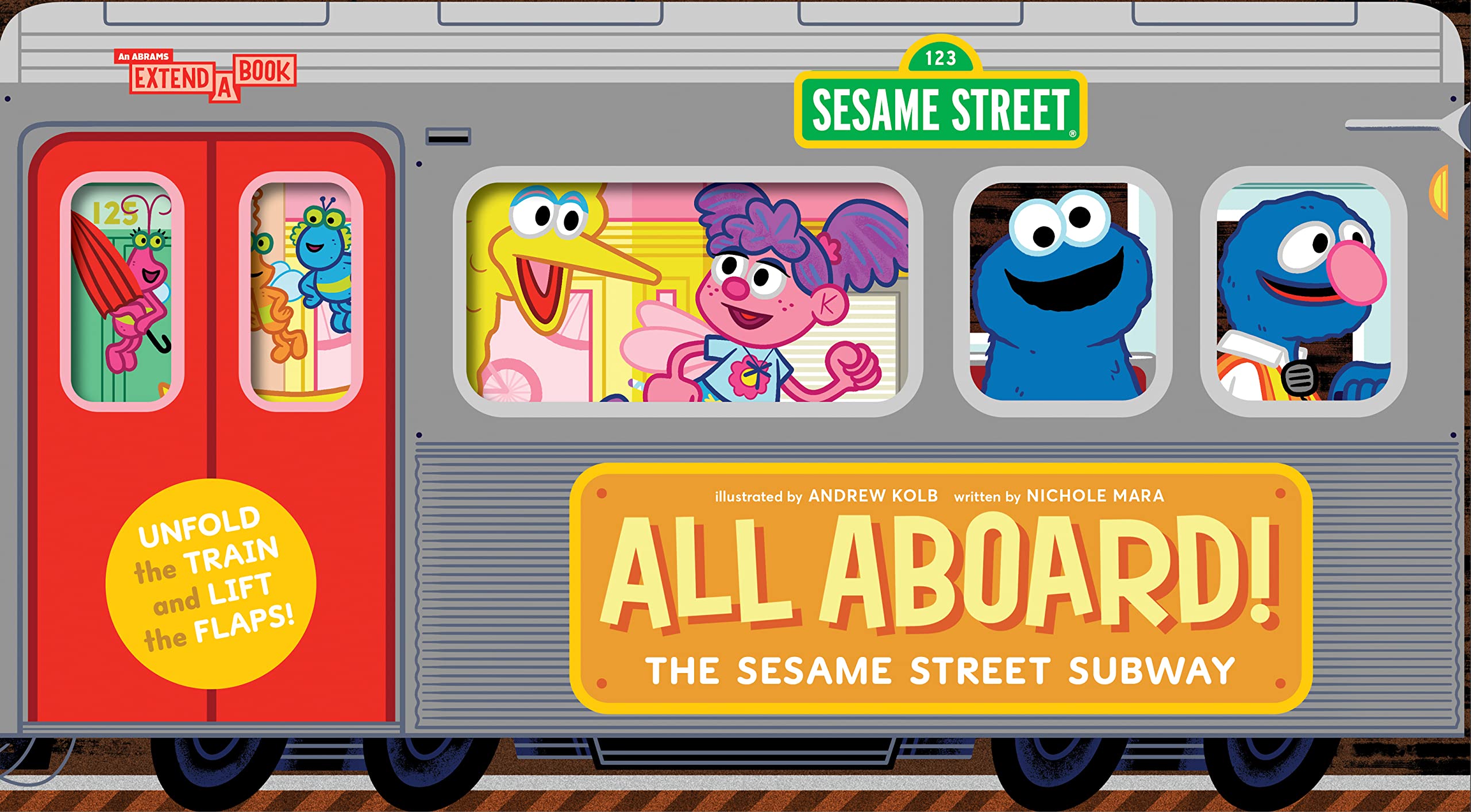 All Aboard! The Sesame Street Subway (An Abrams Extendabook),Used