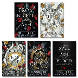 Blood And Ash Complete Series Collection Set, Books 15. From Blood And Ash, A Kingdom Of Flesh And Fire, The Crown Of Gilded Bo