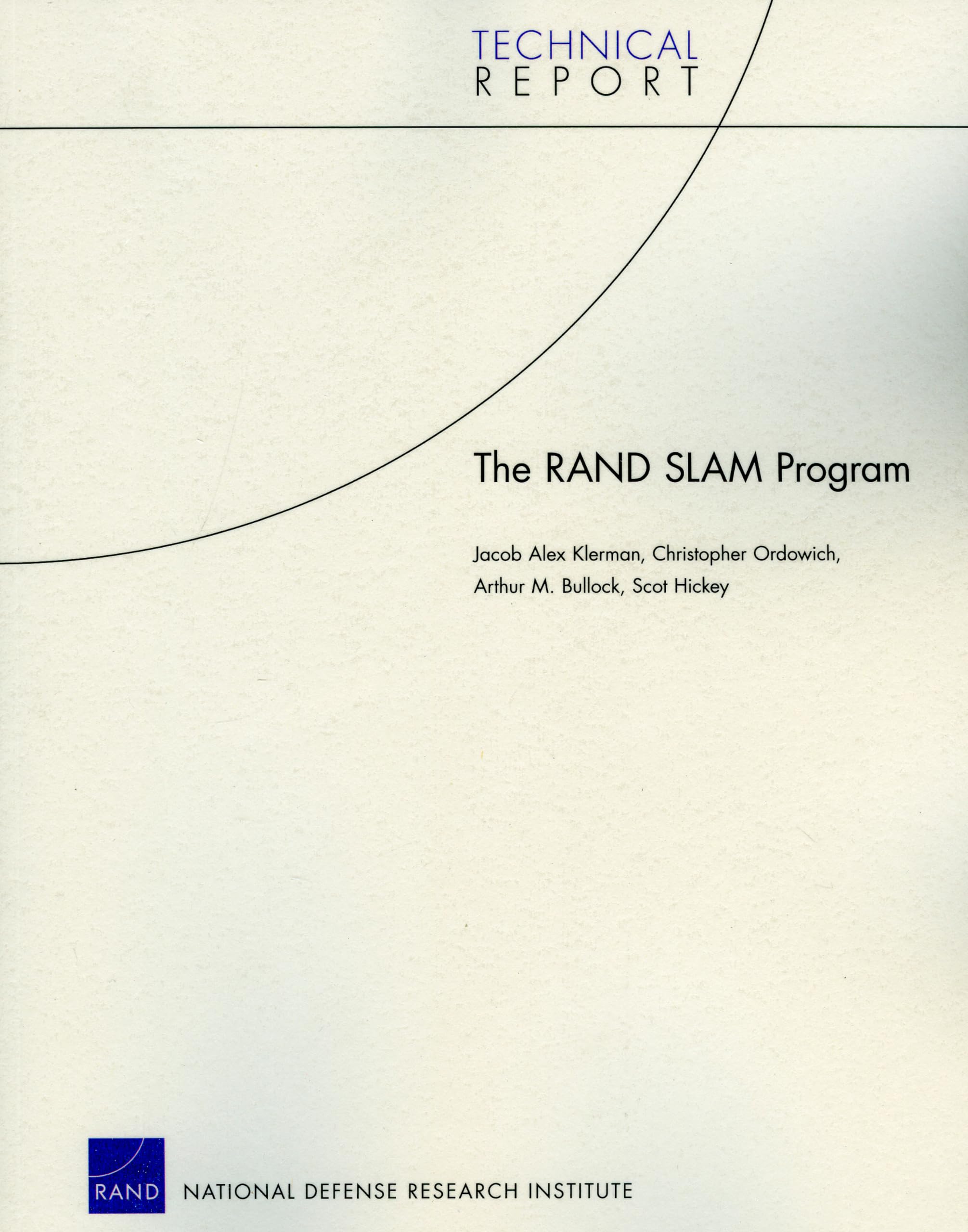 The RAND SLAM Program,Used