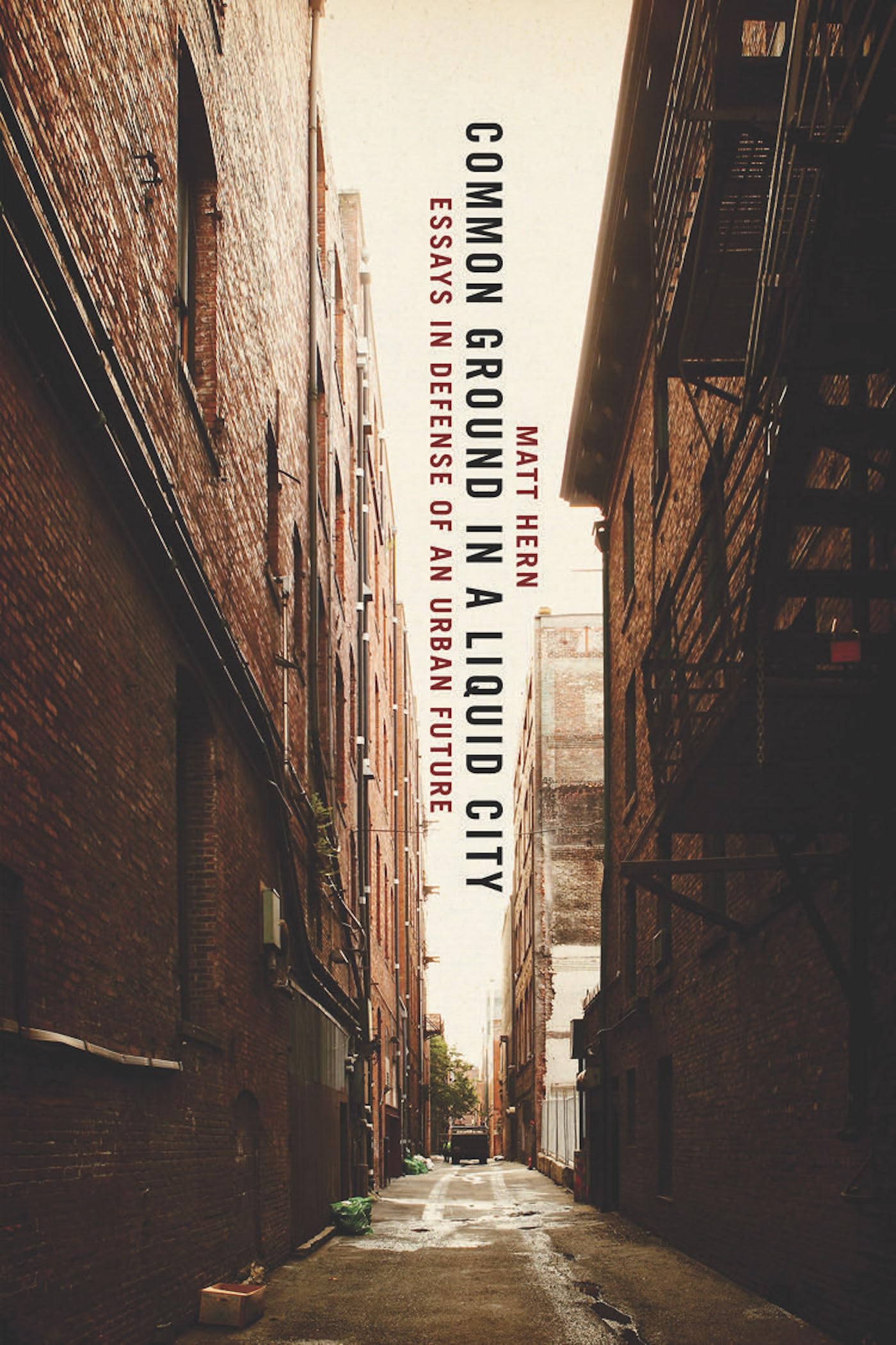 Common Ground In A Liquid City: Essays In Defense Of An Urban Future,Used