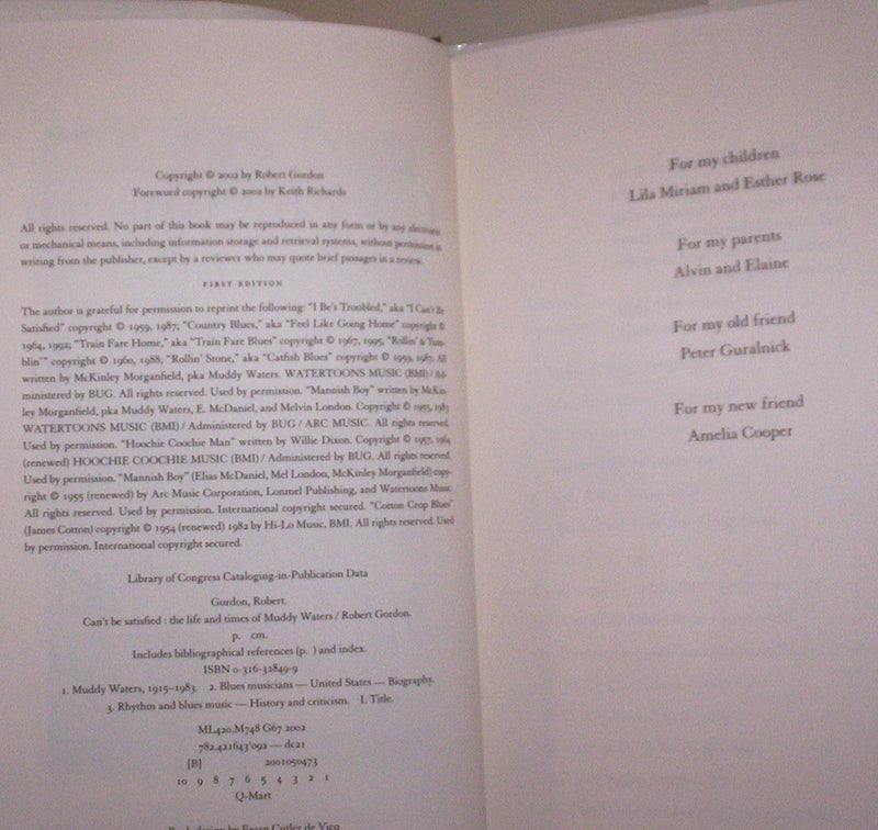 Can't Be Satisfied: The Life and Times of Muddy Waters,Used