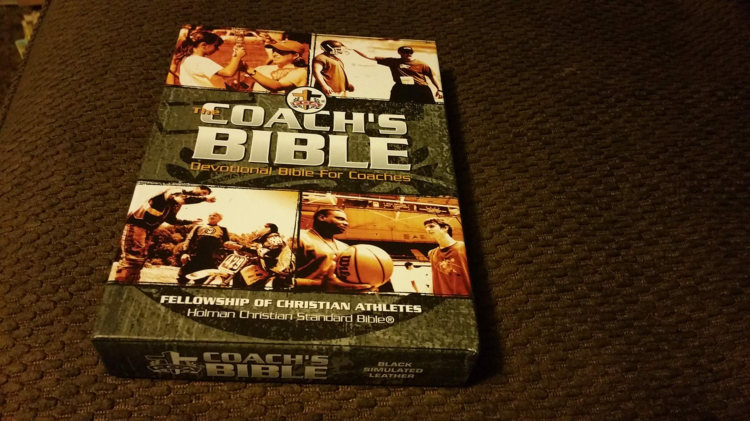 The Coach's Bible: HCSB Devotional Bible for Coaches (FCA),Used