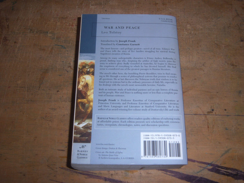 War And Peace (Barnes & Noble Classics),Used