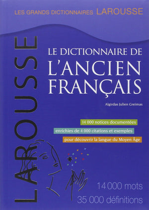 Dictionnaire De L'ancien Franais (French Edition),Used