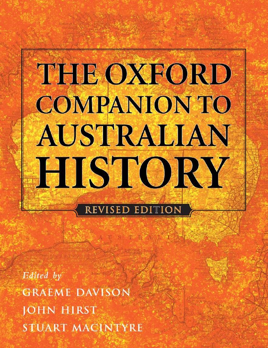 The Oxford Companion to Australian History,Used