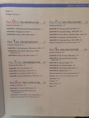 History of Music in Western Culture (4th Edition)