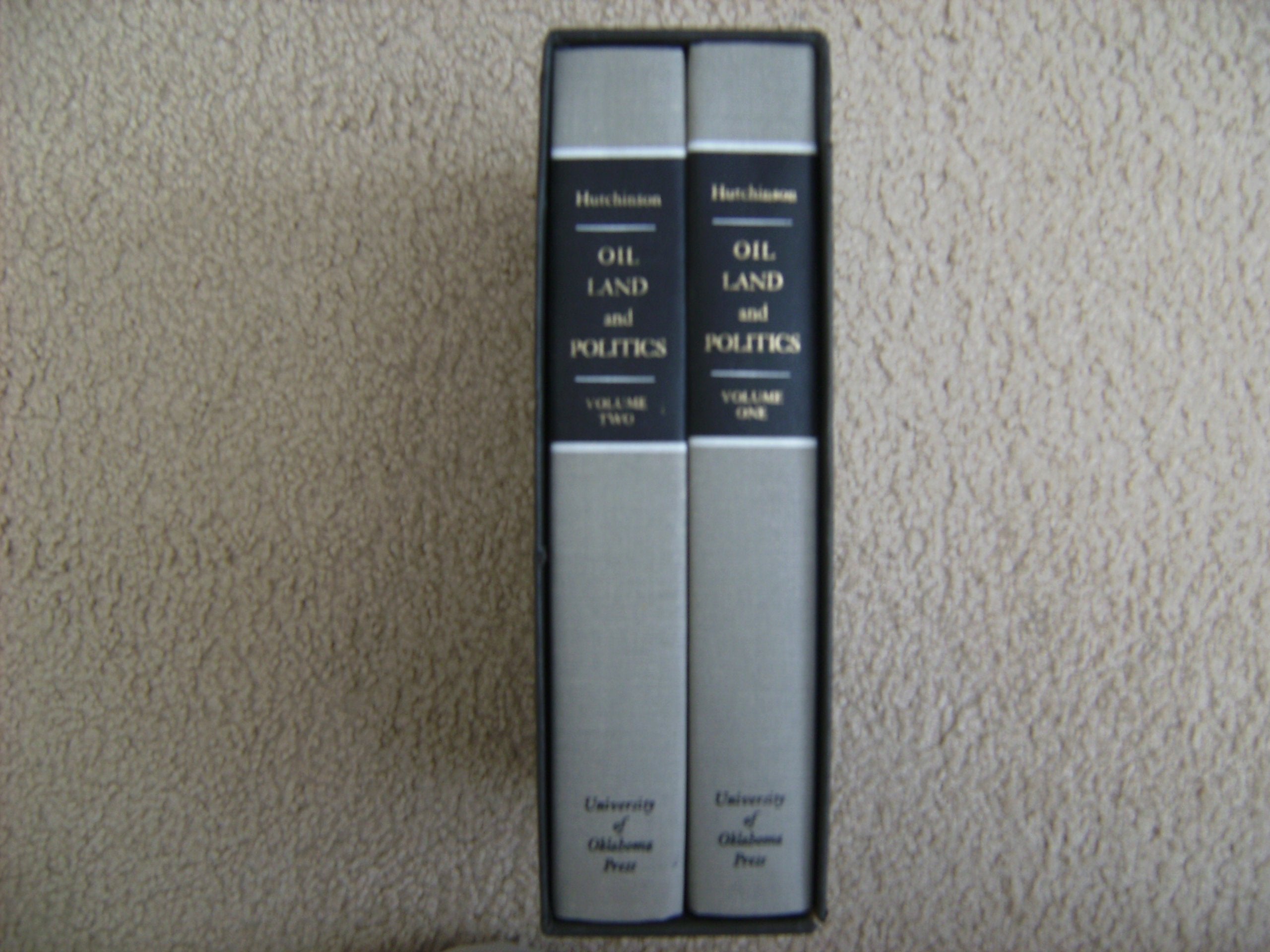 Oil, Land and Politics, 2Vol. Set,Used