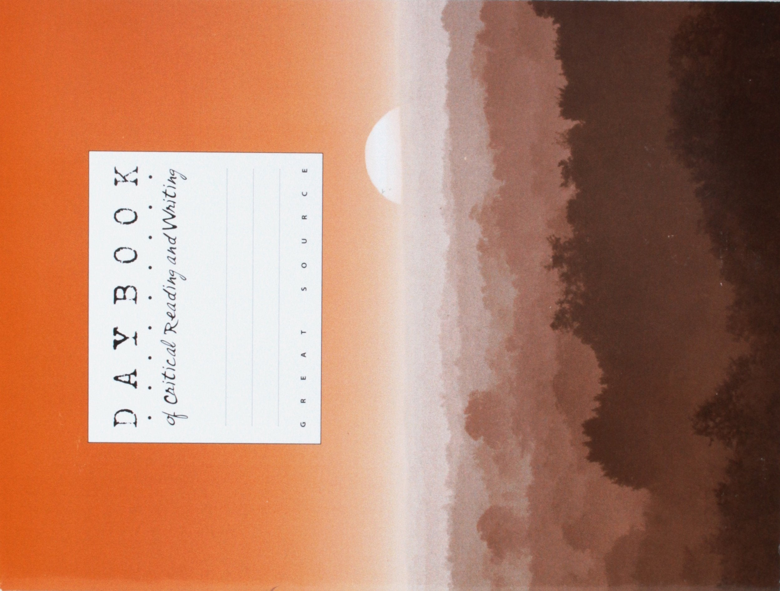 Daybook Of Critical Reading And Writing, Grade 8-new