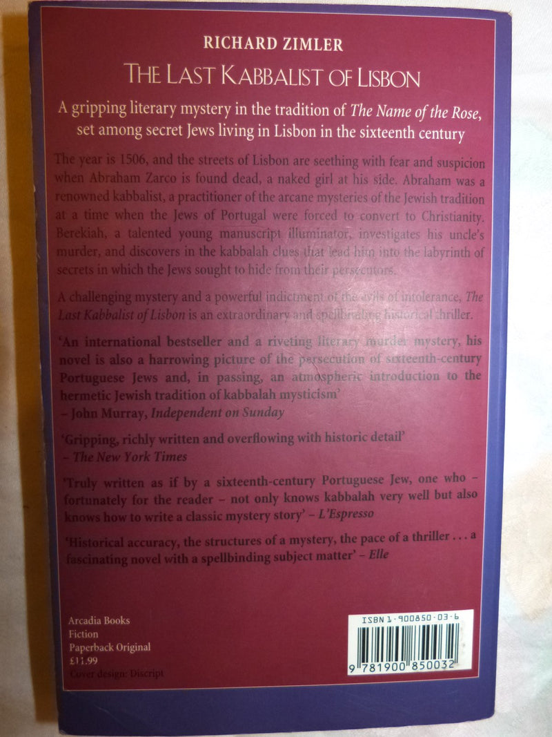 Last Kabbalist of Lisbon,Used
