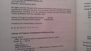 DB2: The Complete Guide to Implementation and Use,Used