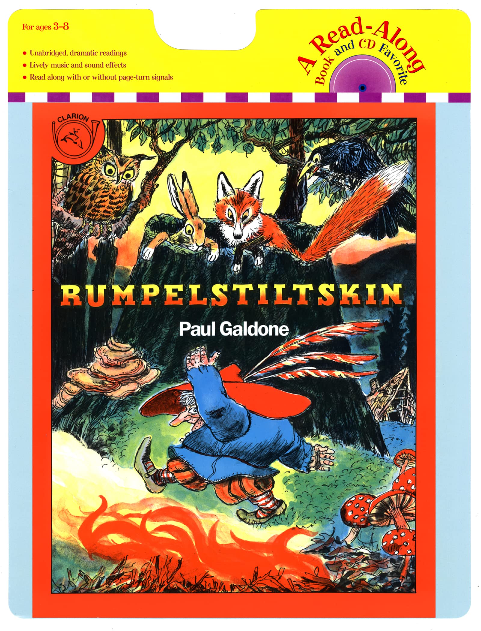 Rumpelstiltskin Book & Cd (Paul Galdone Classics),Used
