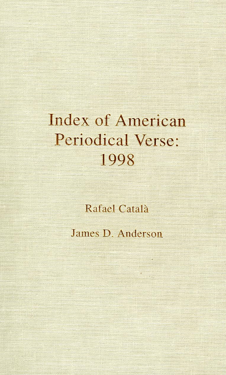 Index Of American Periodical Verse 1998,Used