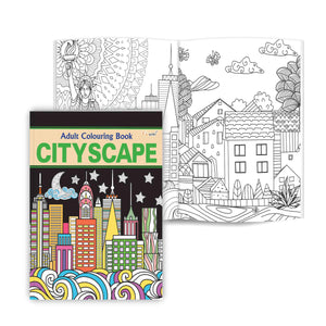 Cityscape - Adult Colouring Book : Calm And Creative Colouring Book, Art Book For Relaxation And Focus, Coloring Pages For Stress Relief