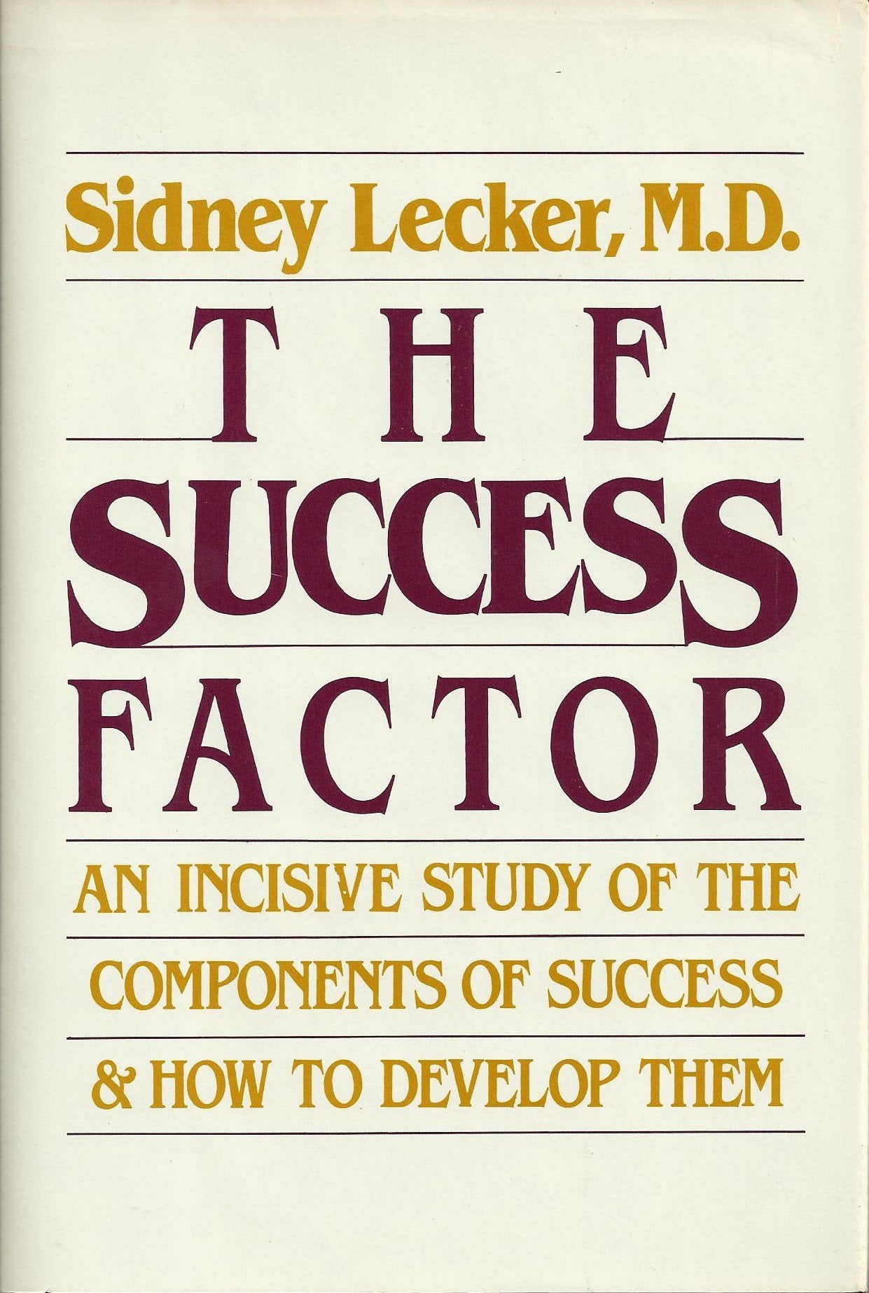 The Success Factor,Used