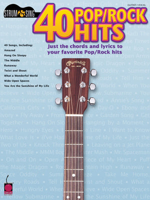 40 Pop/Rock Hits: Just the Chords and Lyrics to Your Favorite Pop/Rock Hits (Strum & Sing: Guitar, Vocal),Used