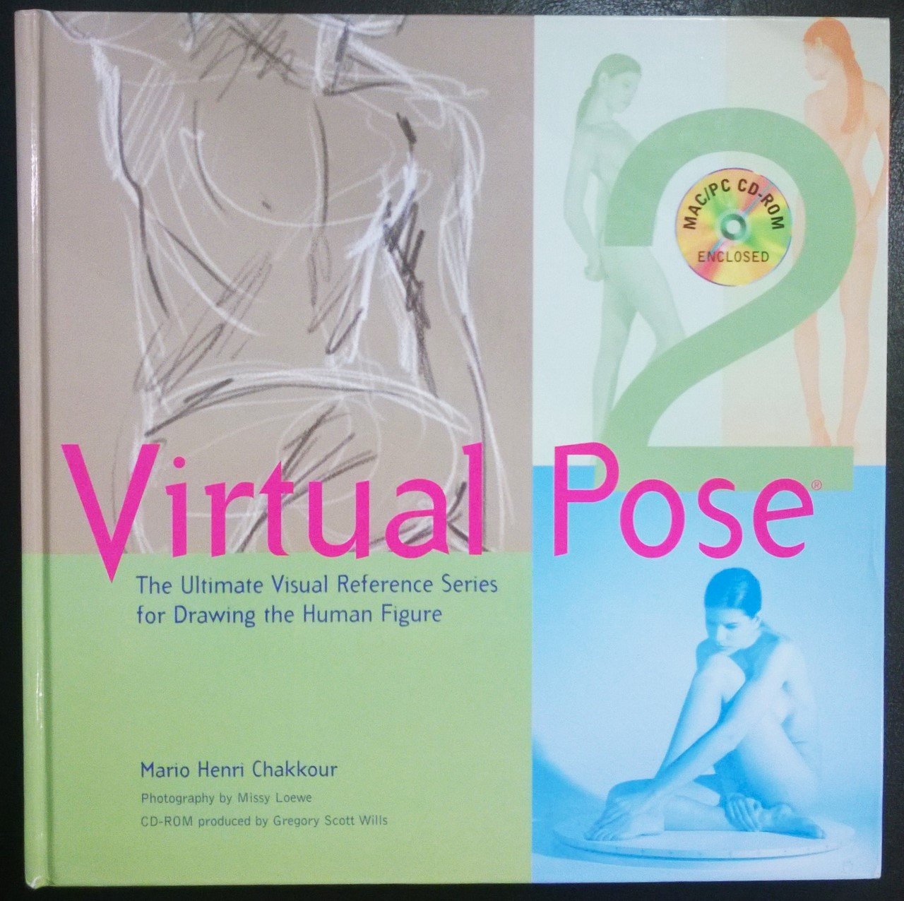 Virtual Pose 2: The Ultimate Visual Reference Series for Drawing the Human Figure (Book & CDRom),Used
