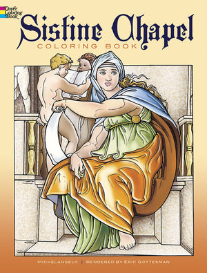 Sistine Chapel Coloring Book,Used