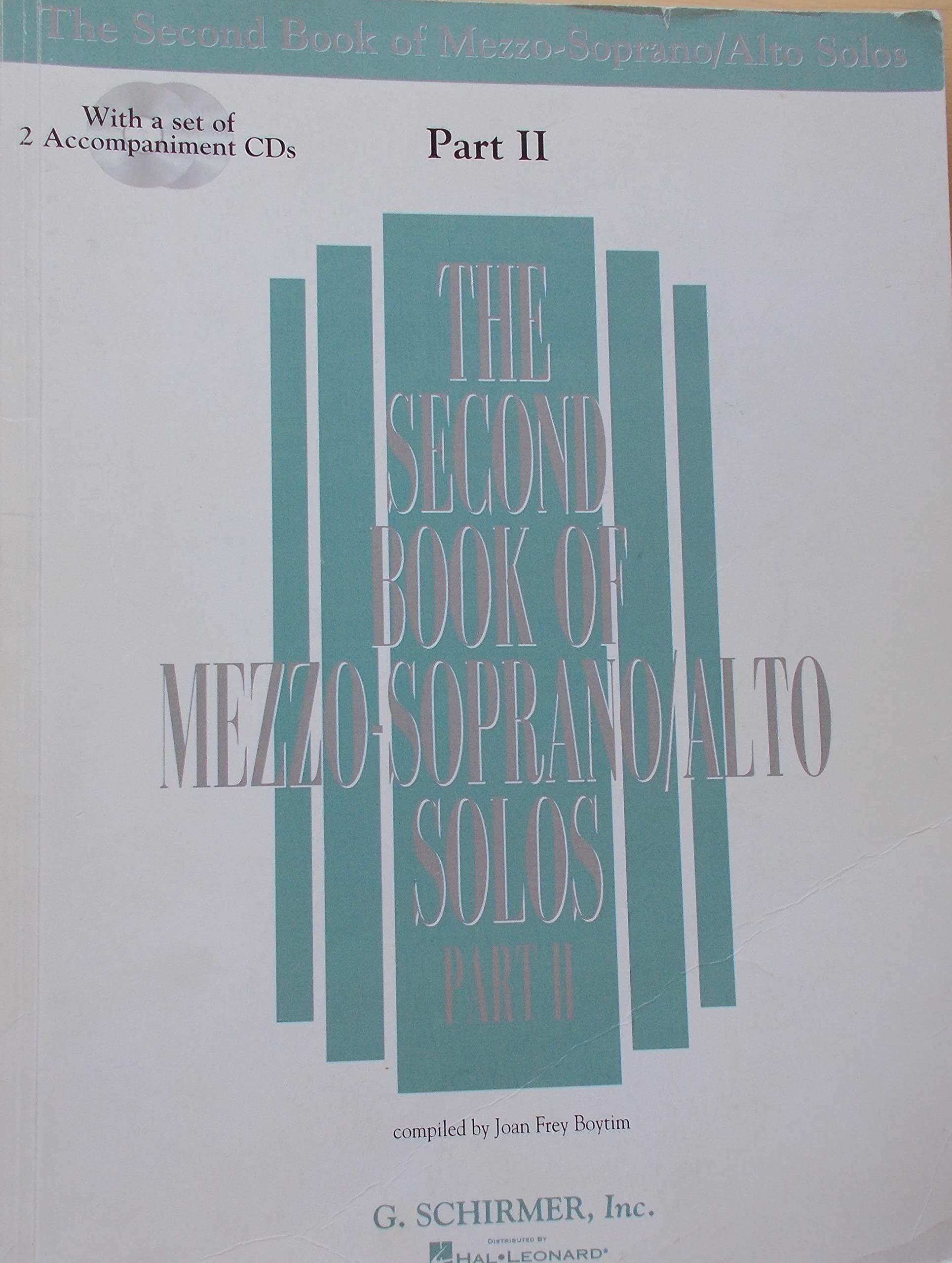 He Second Book Of Mezzosoprano Solos Part Ii  Book/Online Audio-used