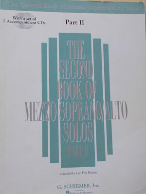 He Second Book Of Mezzosoprano Solos Part Ii  Book/Online Audio-used