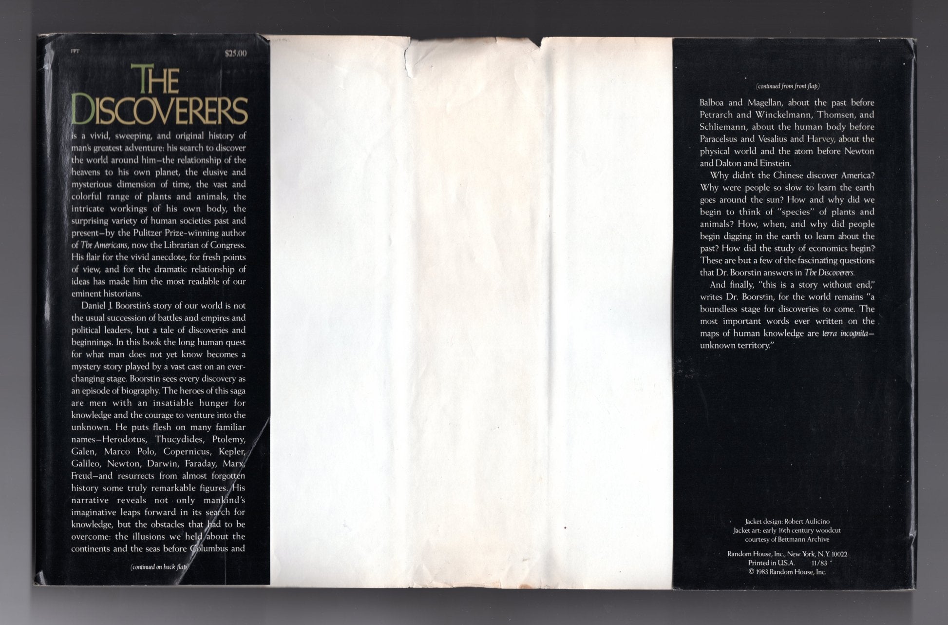 The Discoverers: A History Of Man'S Search To Know His World And Himself,New