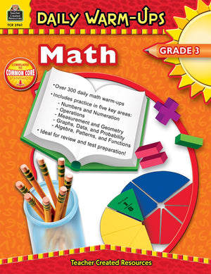 Daily WarmUps: Math, Grade 3: Math, Grade 3,New
