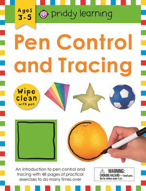 Wipe Clean Workbook: Pen Control And Tracing (Enclosed Spiral Binding) (Wipe Clean Learning Books),Used