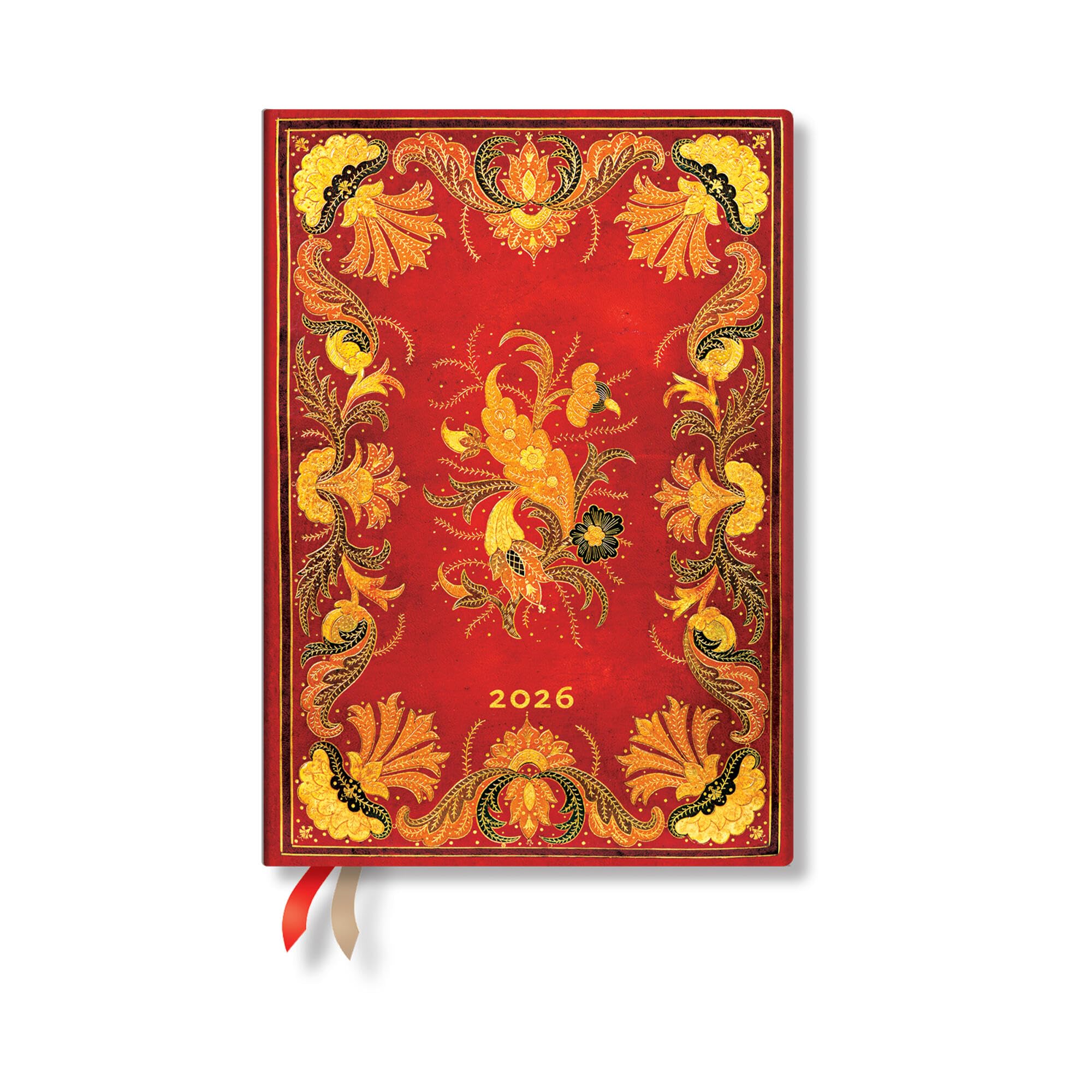 Paperblanks | 2026 Fiammetta | Fiammetta | 12Month Planner | Midi | Vertical | Elastic Band | 160 Pg | 100 Gsm