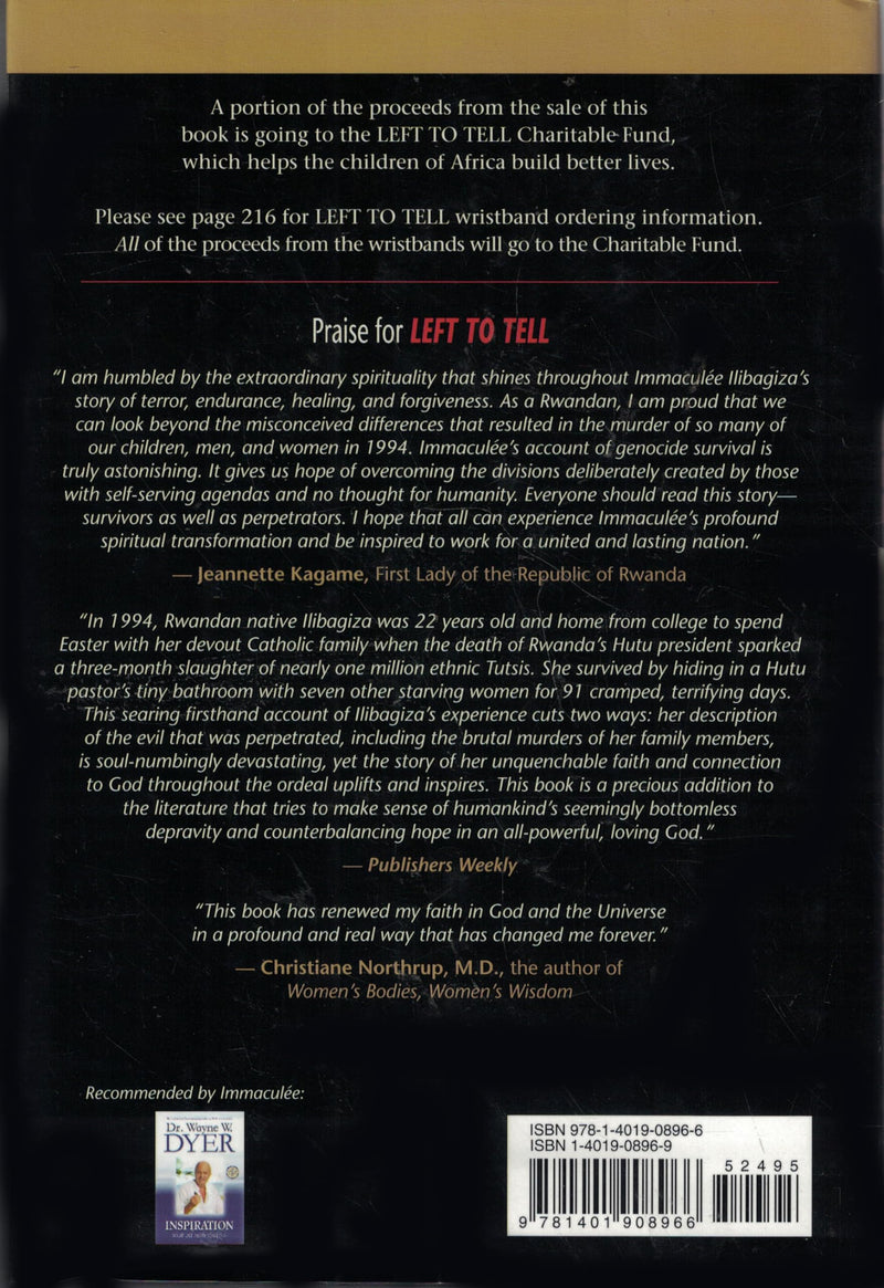 Left to Tell: Discovering God Amidst the Rwandan Holocaust,Used