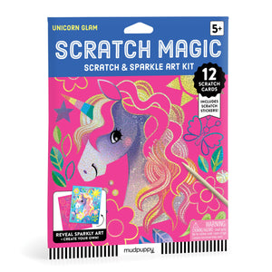 Unicorn Glam Scratch & Sparkle Art
