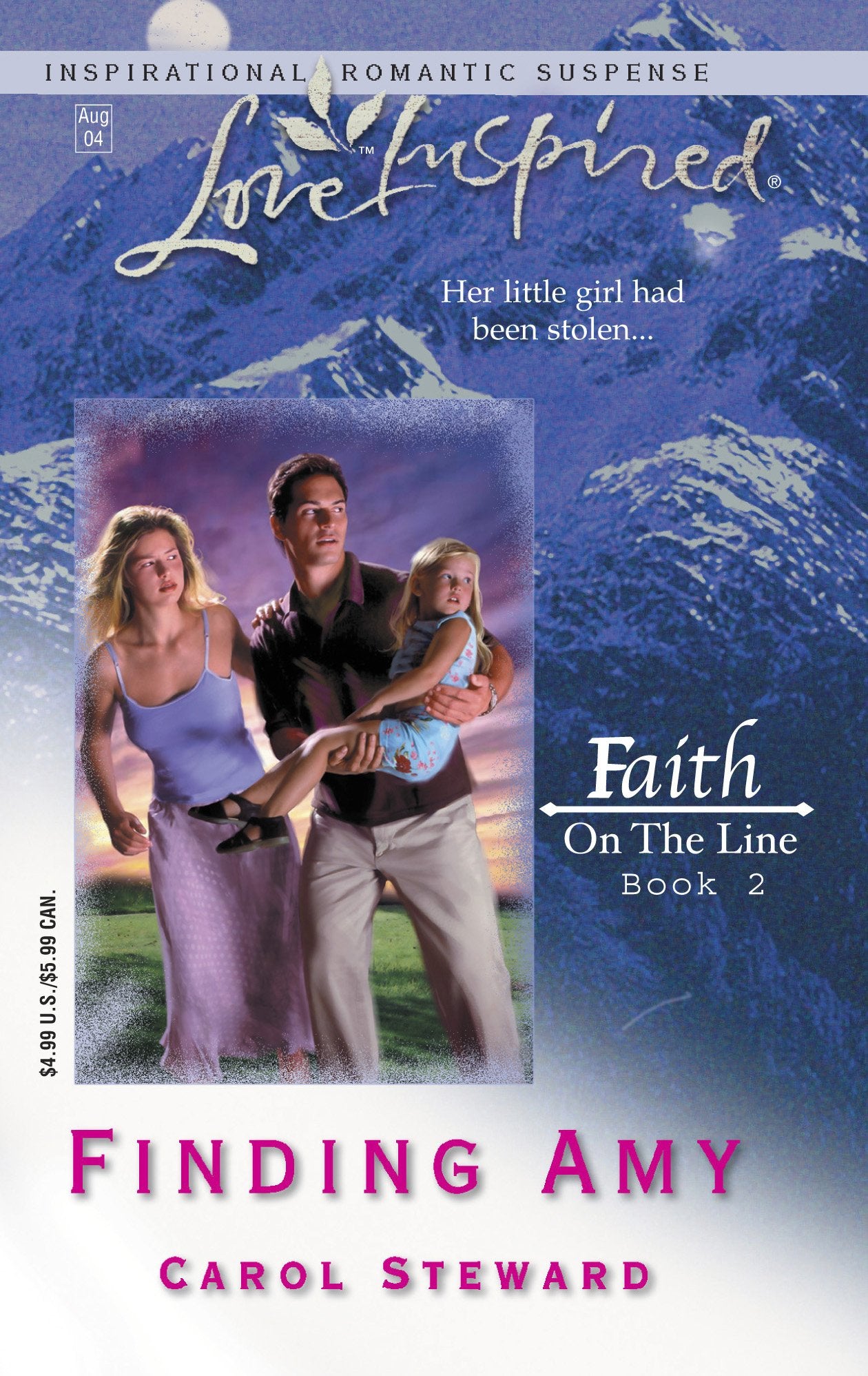 Finding Amy: Faith on the Line #2 (Love Inspired #263),Used