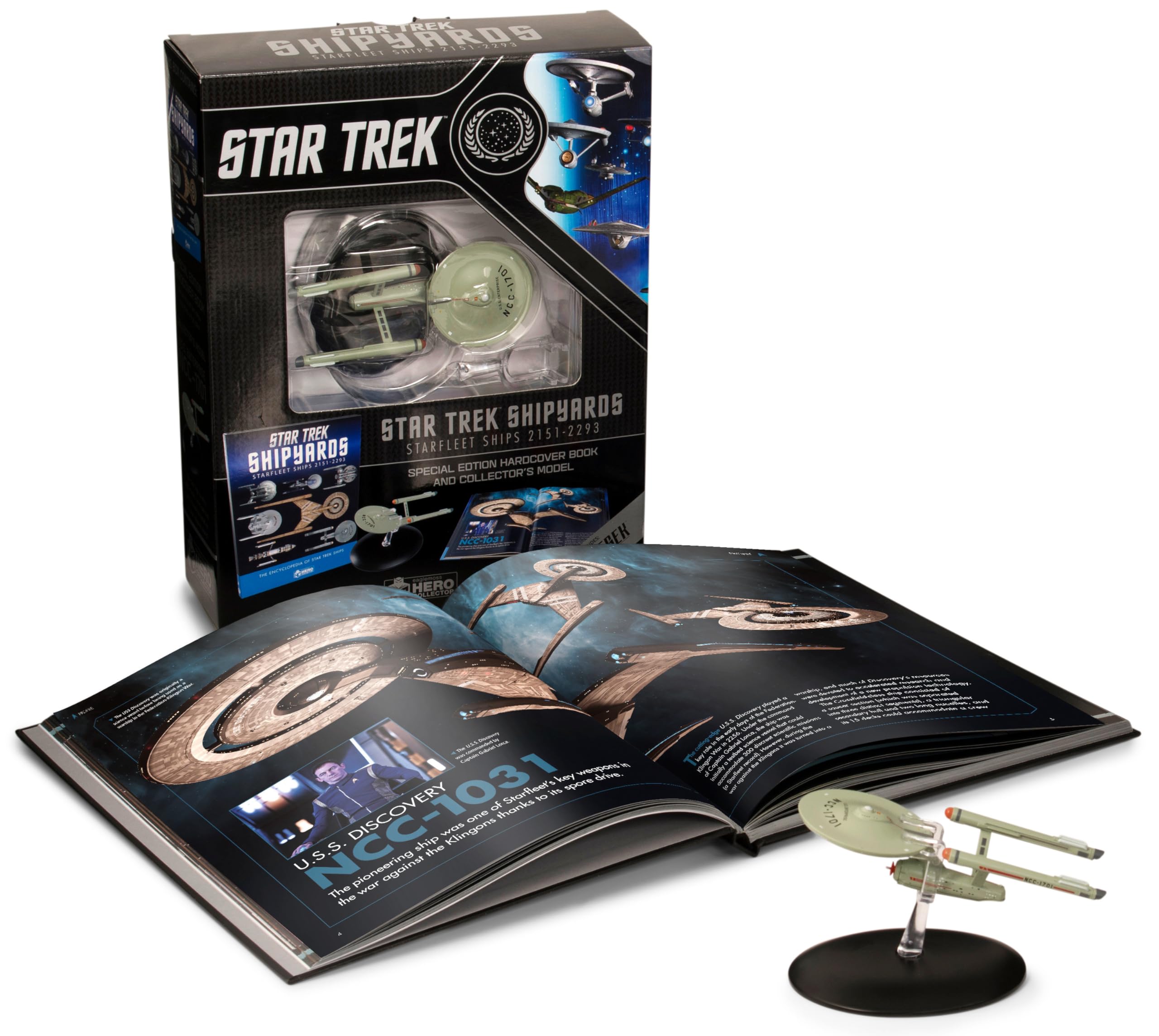Star Trek Shipyards Star Trek Starships: 21512293 The Encyclopedia of Starfleet Ships Plus Collectible,Used