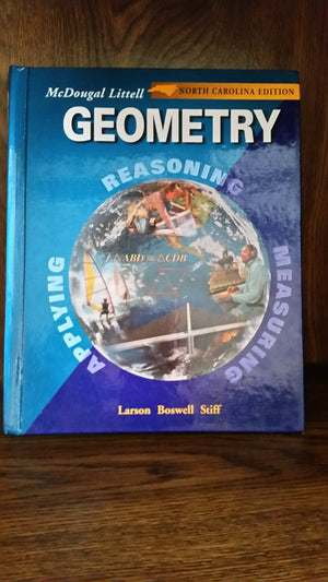Geometry, Grades 912: Mcdougal Littell High School Math North Carolina-new