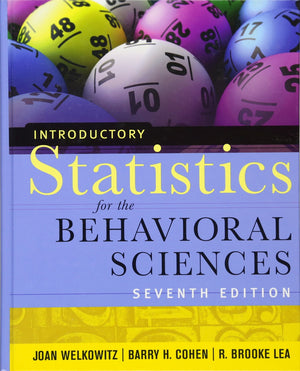 Introductory Statistics For The Behavioral Sciences,Used