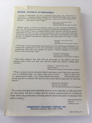 Mehdi: Nothing Is Impossible,Used