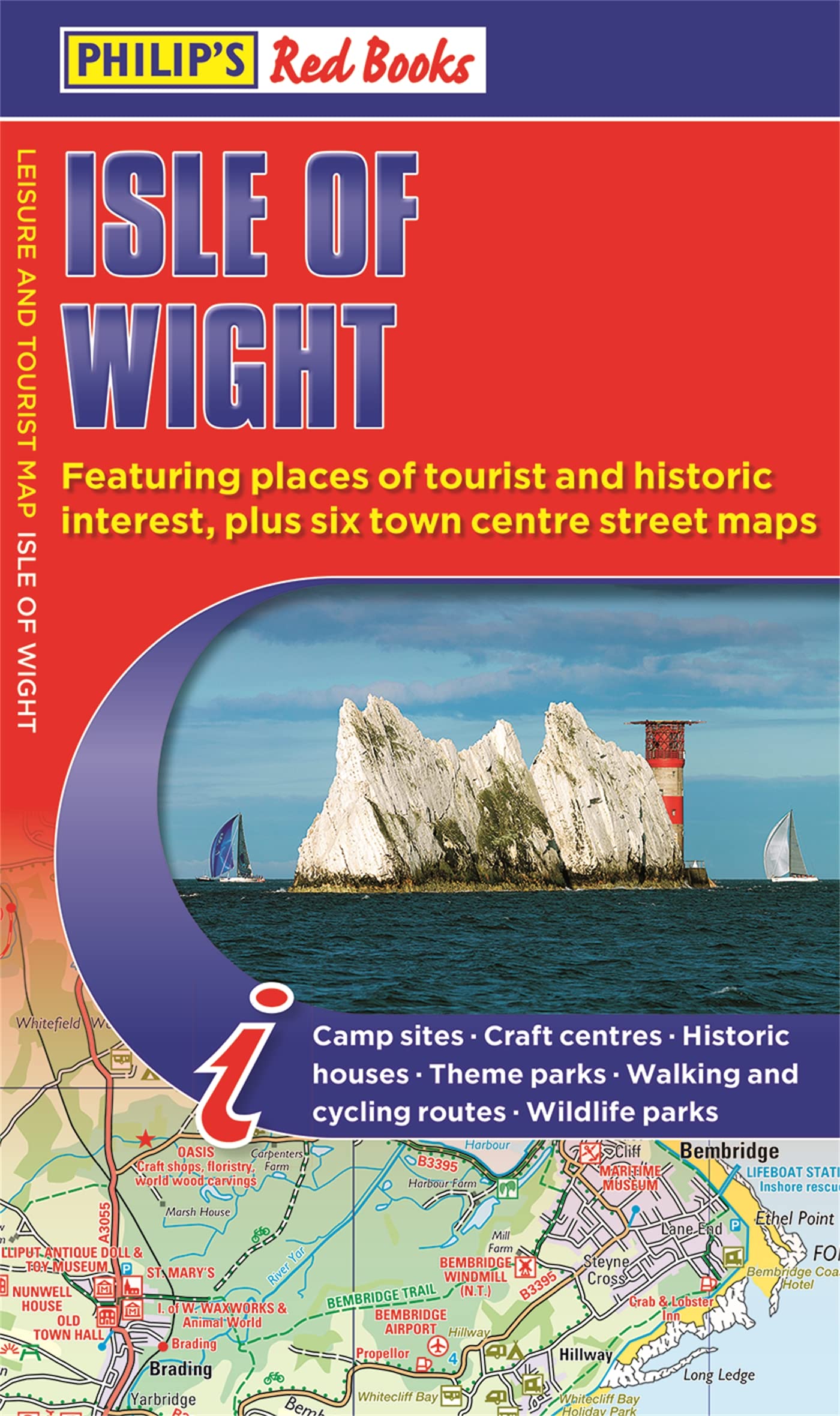 Philip's Red Books Isle of Wight Map: Leisure and Tourist Map,Used