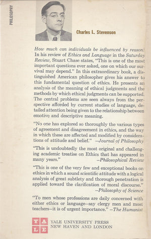 Ethics and Language,New