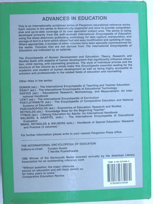 The Encyclopedia of Human Development and Education: Theory, Research, and Studies (Advances in Education),Used