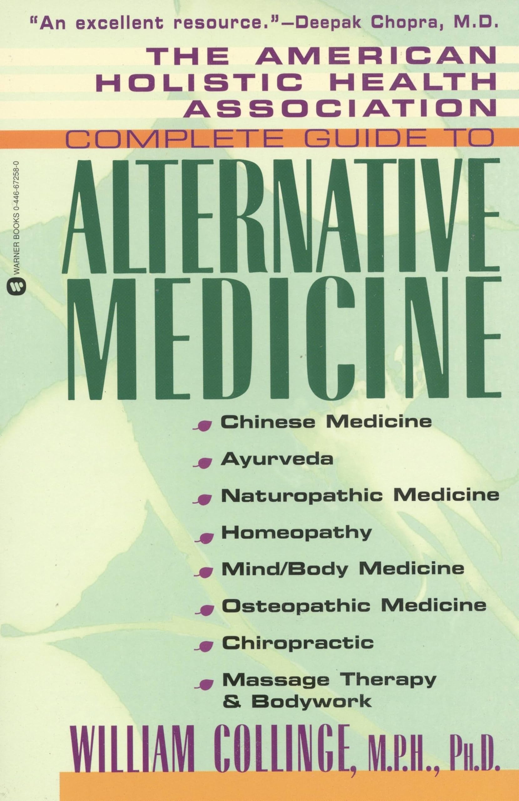 The American Holistic Health Association Complete Guide to Alternative Medicine,Used