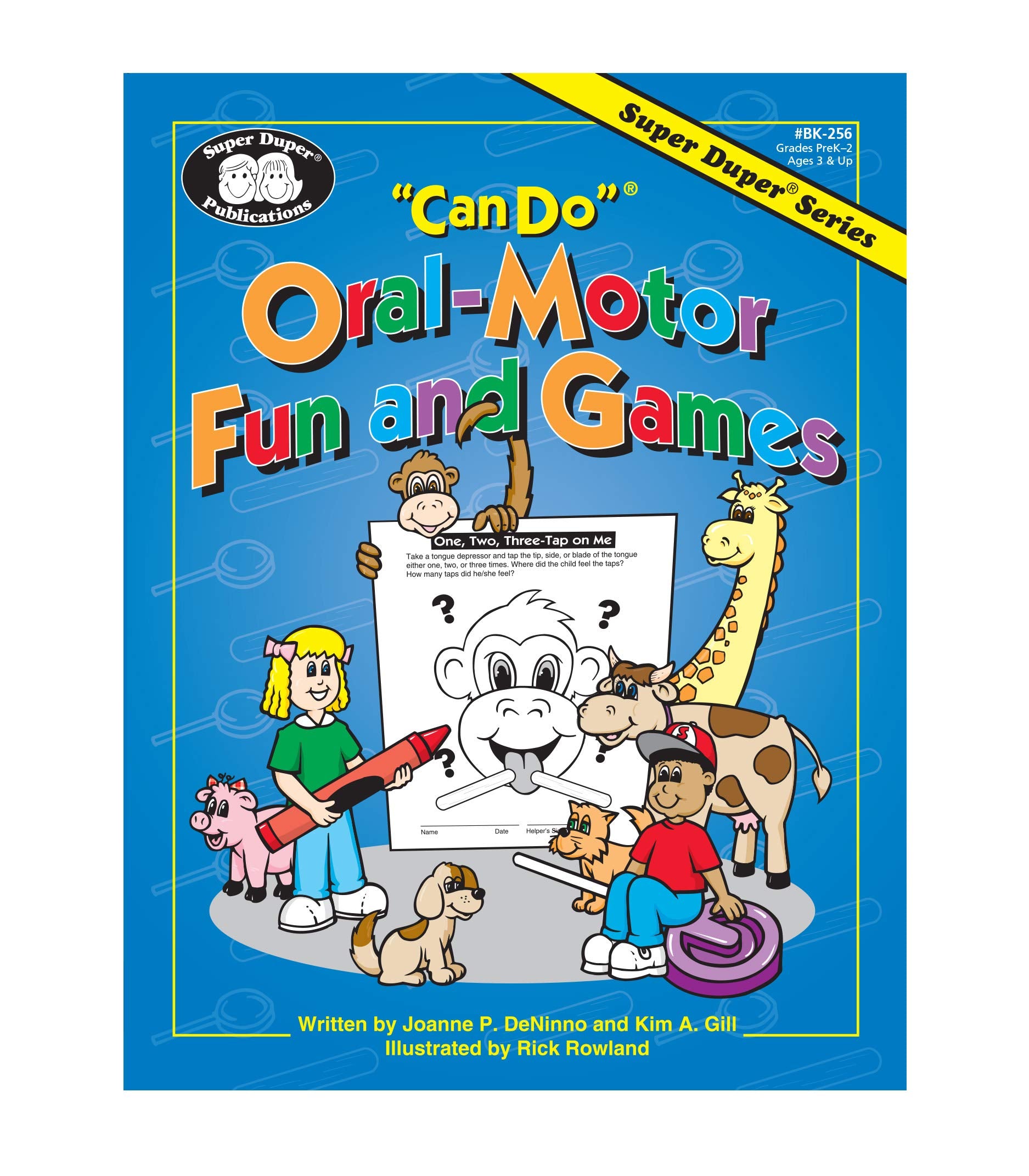 Super Duper Publications  'Can Do' OralMotor Fun and Games Fun Sheets and Cards  Educational Learning Resource for Children,Used