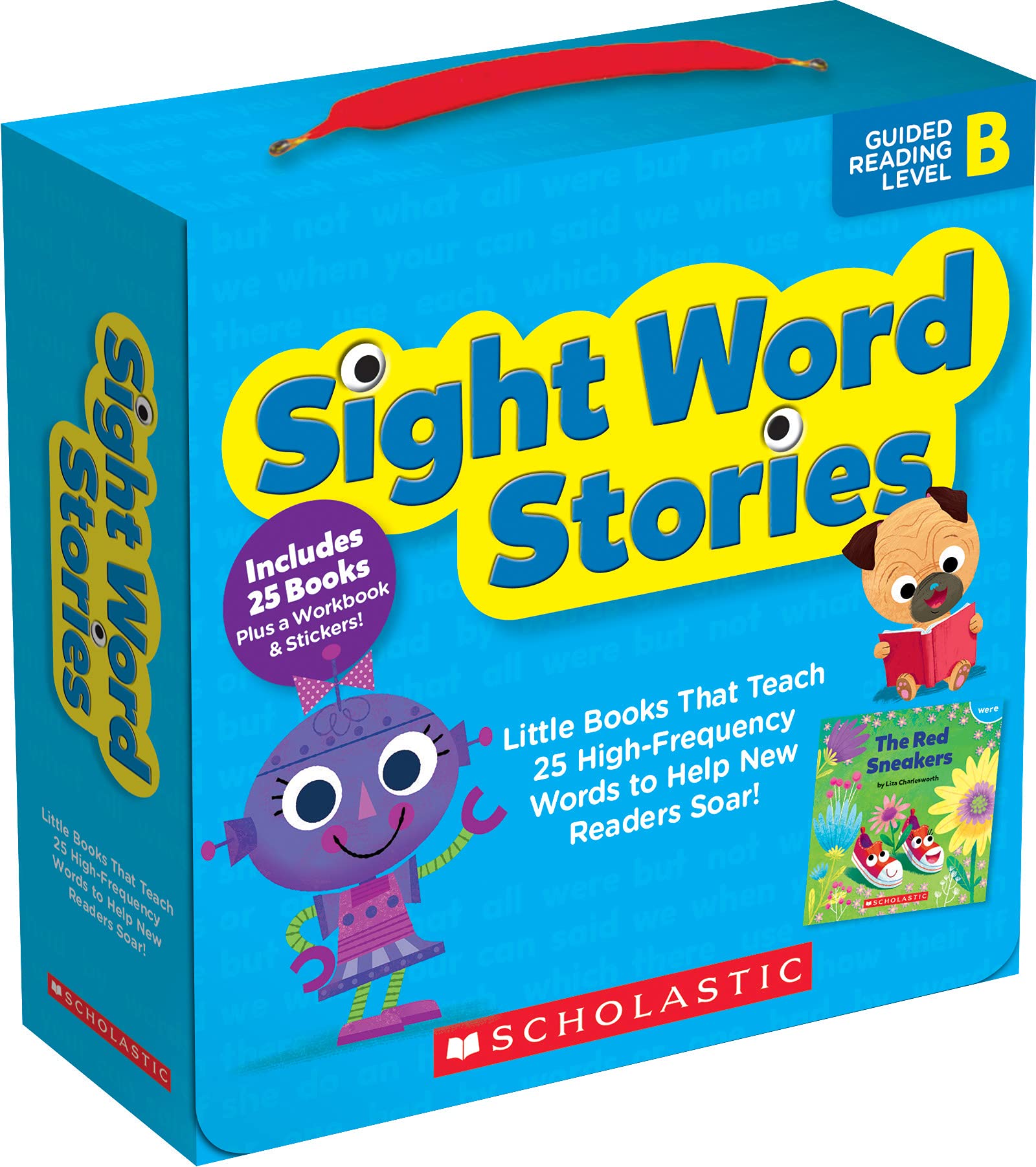 Sight Word Stories: Guided Reading Level B: Fun Books That Teach 25 Sight Words To Help New Readers Soar,New