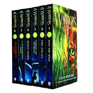 Erin Hunter'S Warriors Series (#16) : Into The Wild  Fire And Ice  Forest Of Secrets  Rising Storm  A Dangerous Path  The,New