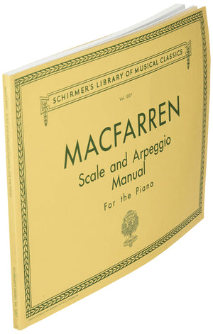 Walter MacFarren  Scale and Arpeggio Manual  Schirmer Library of Classics Volume 1037  Piano Technique Sheet Music and Method B,Used