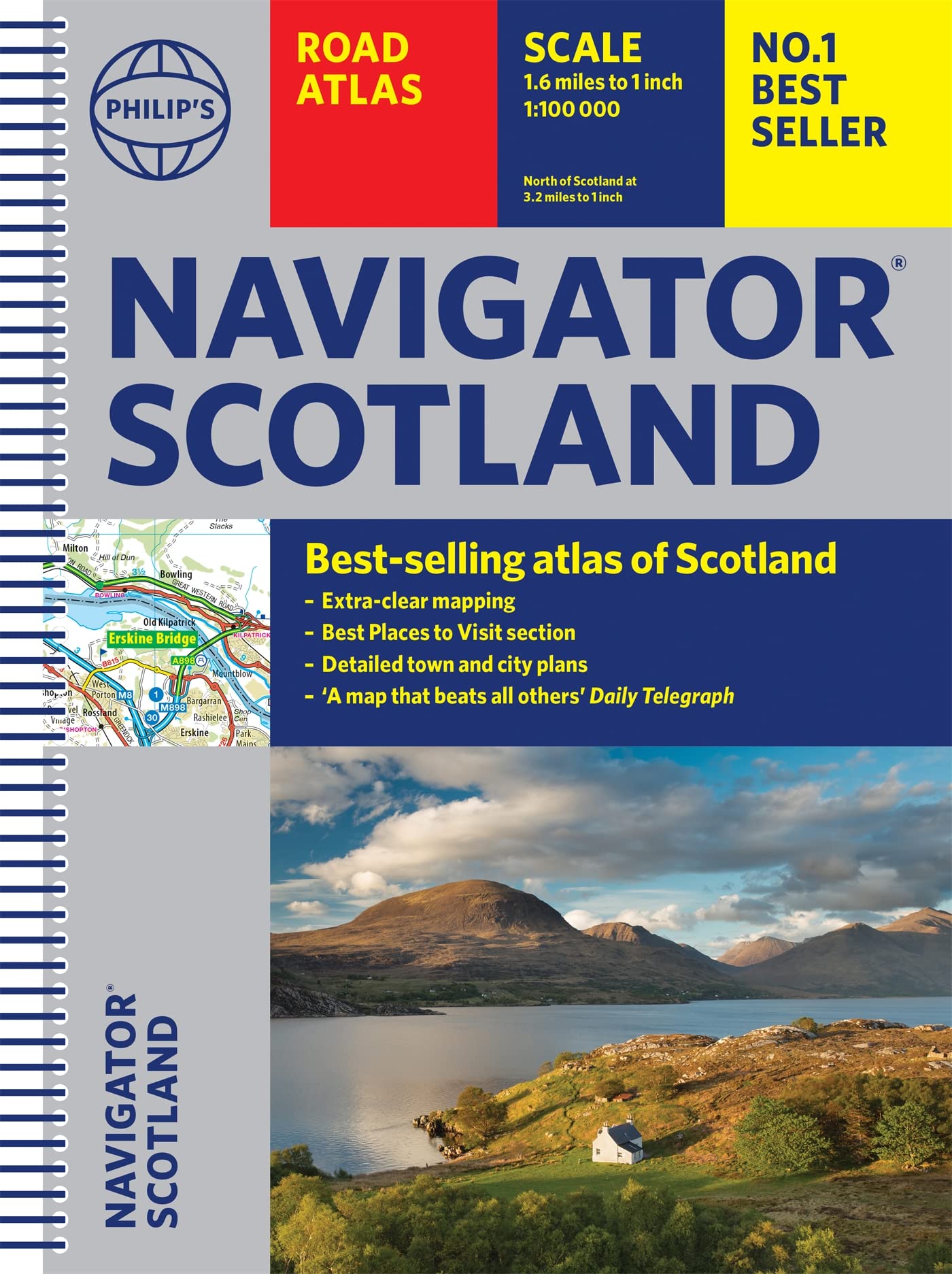 Philip'S Navigator Scotland (Philip'S Road Atlases),New